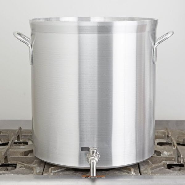 60 Qt Heavy Duty Aluminum Stock Pot with Faucet D1895