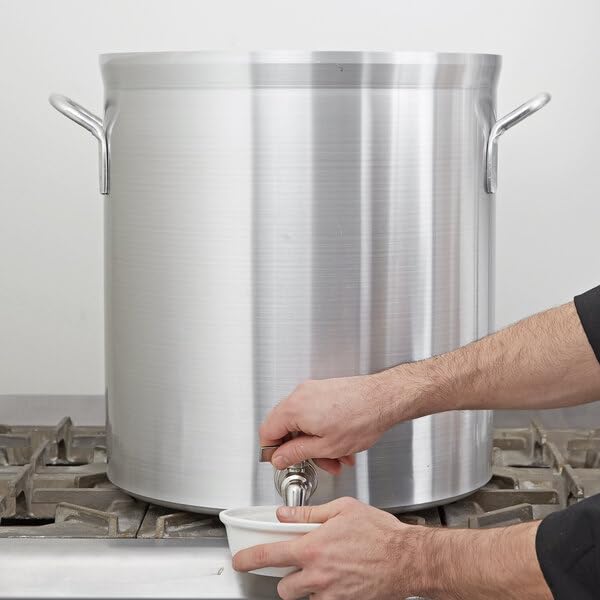60 Qt Heavy Duty Aluminum Stock Pot with Faucet D1895