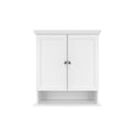 White Wall Mounted Medicine Cabinet Organizer N297115