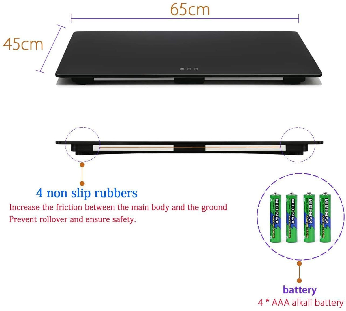 Digital Pet Scale 220 lbs Black Q587347