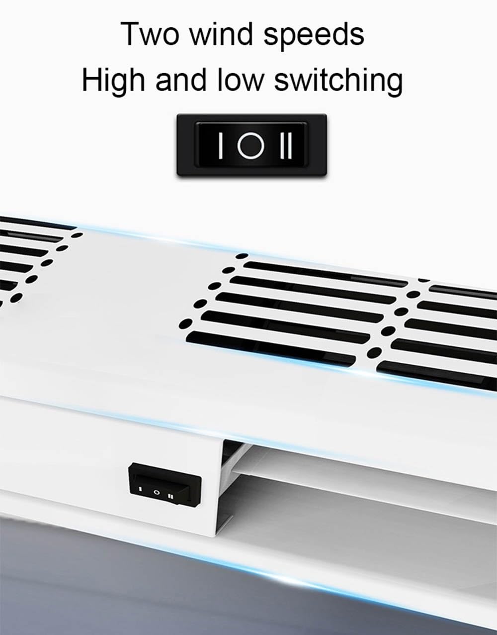 Over Door Air Curtain Fan, 2 Wind Speeds, 100cm Y22921