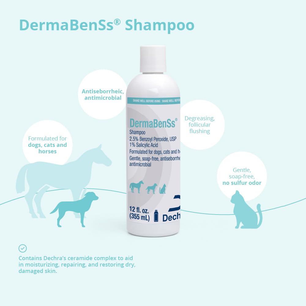 Shampoo for Dogs, Cats and Horses, 12 Fl Oz B6607