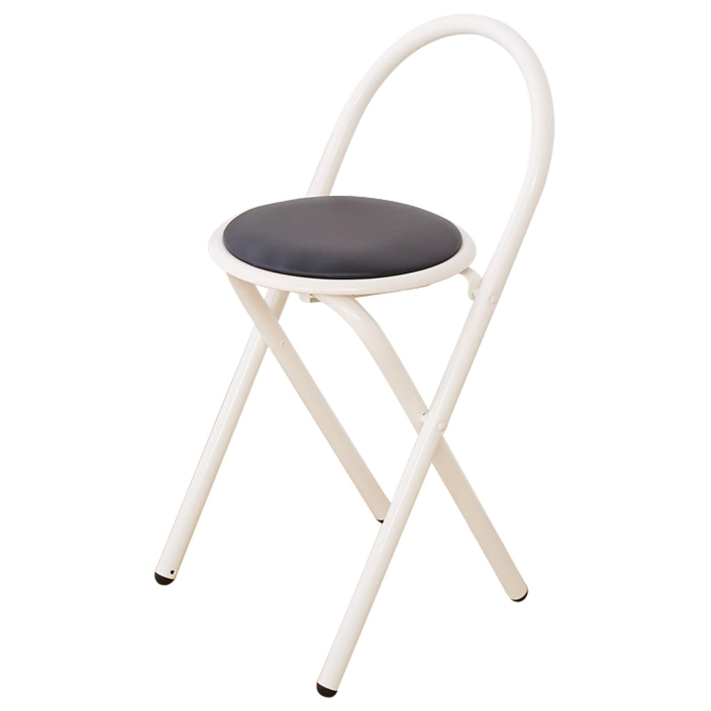 18 Inch Black Folding Bar Stool with Cushion O123