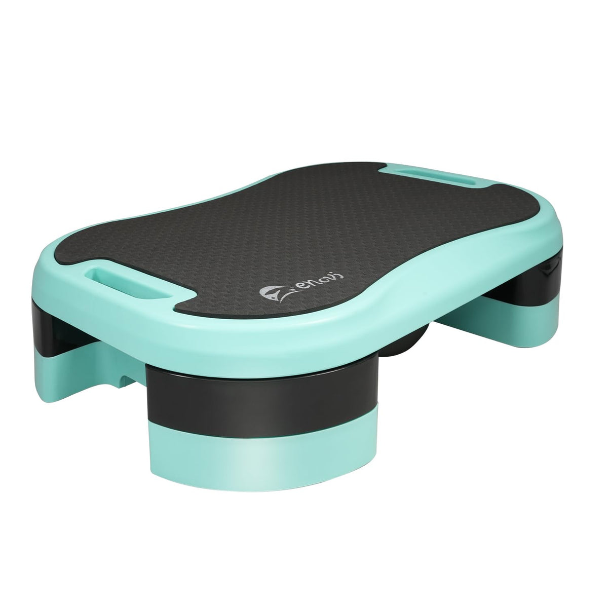Exercise Step Platform with Cushion and 2 Adjustable Height Risers H771754