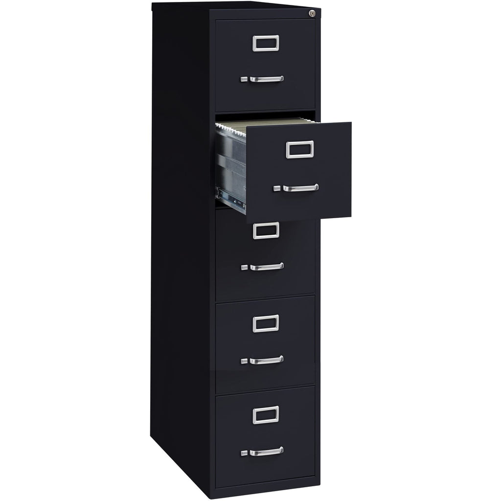 Black 5 Drawer Vertical File Cabinet H710042