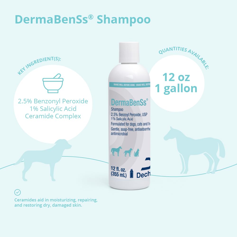Shampoo for Dogs, Cats and Horses, 12 Fl Oz B6607