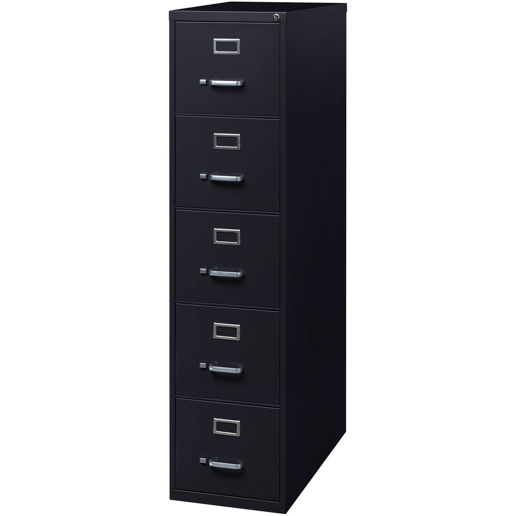 Black 5 Drawer Vertical File Cabinet H710042