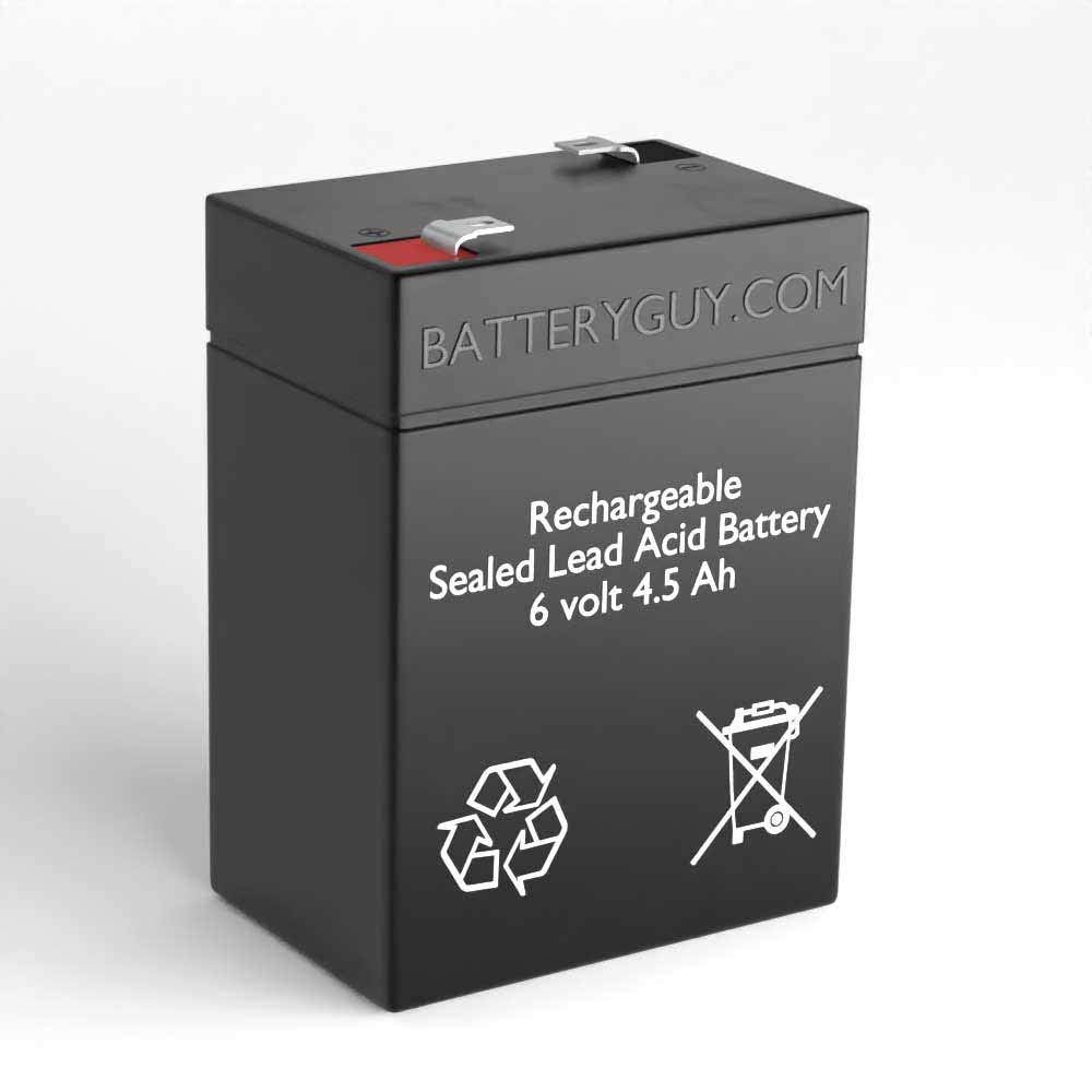 6V 4.5Ah Rechargeable SLA Batteries Qty of 4 Z757762