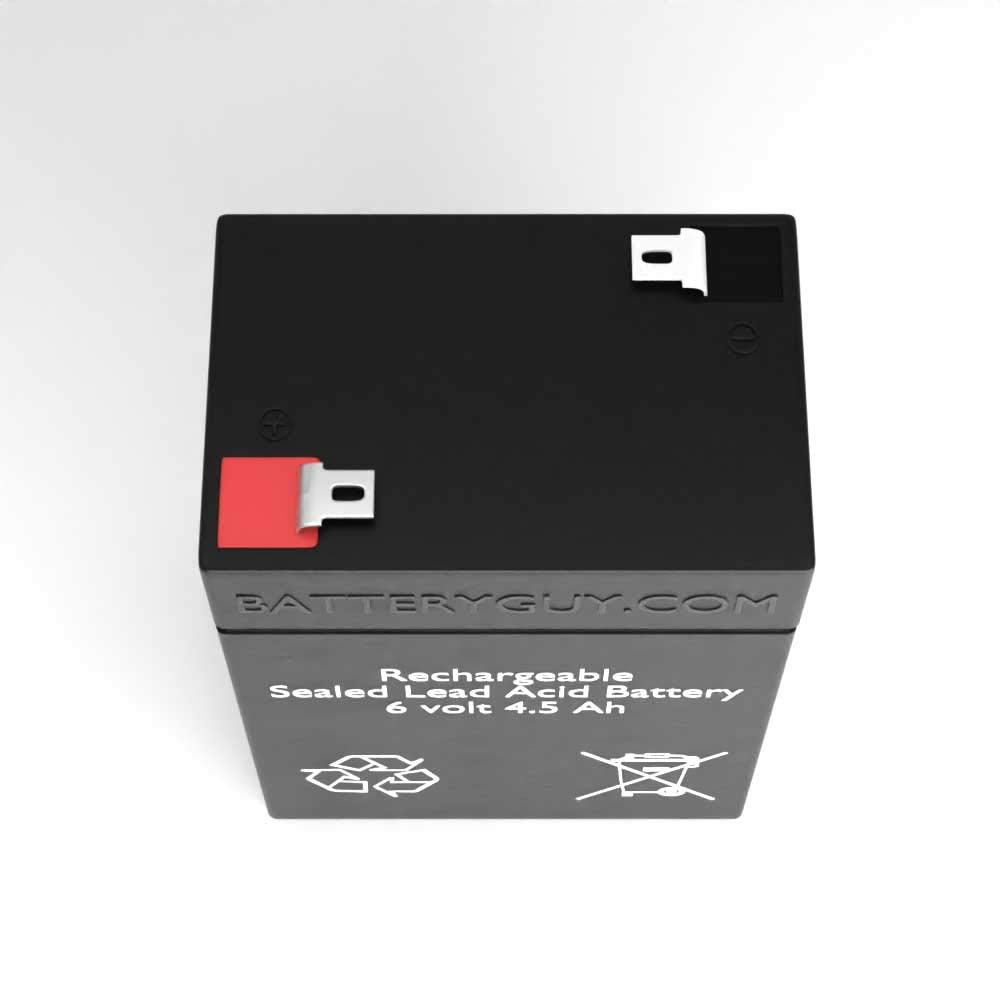 6V 4.5Ah Rechargeable SLA Batteries Qty of 4 Z757762