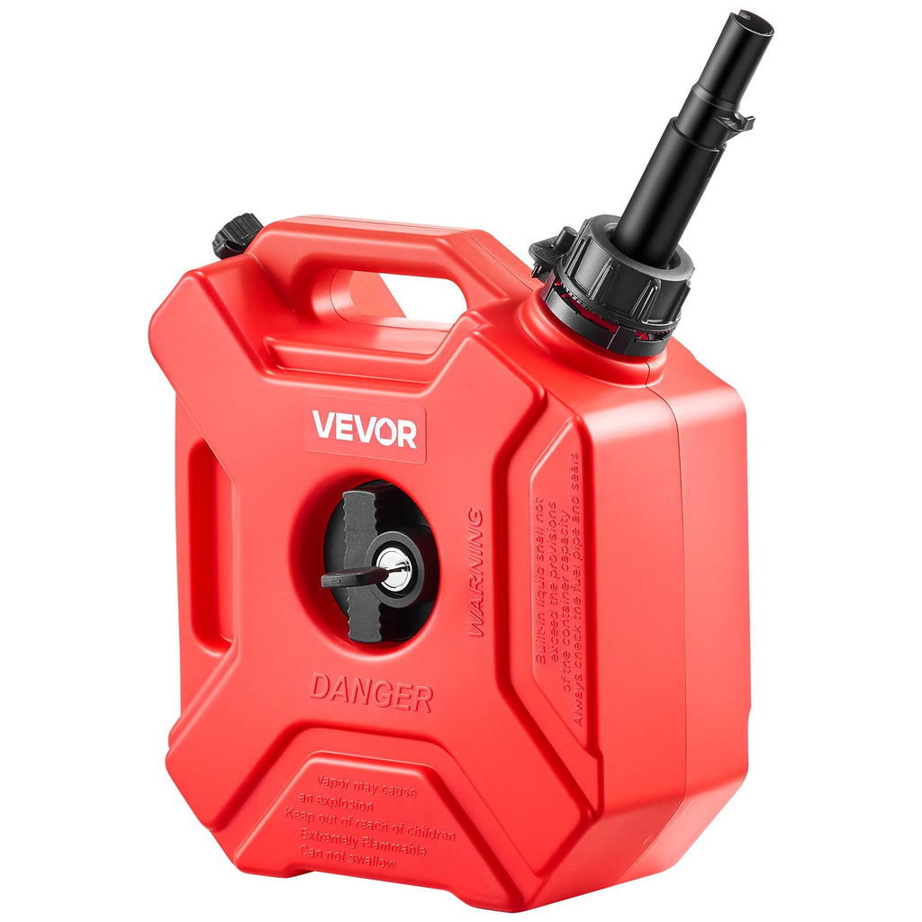 1.3 Gallon Gas Can with Spout and Lockable Bracket K869