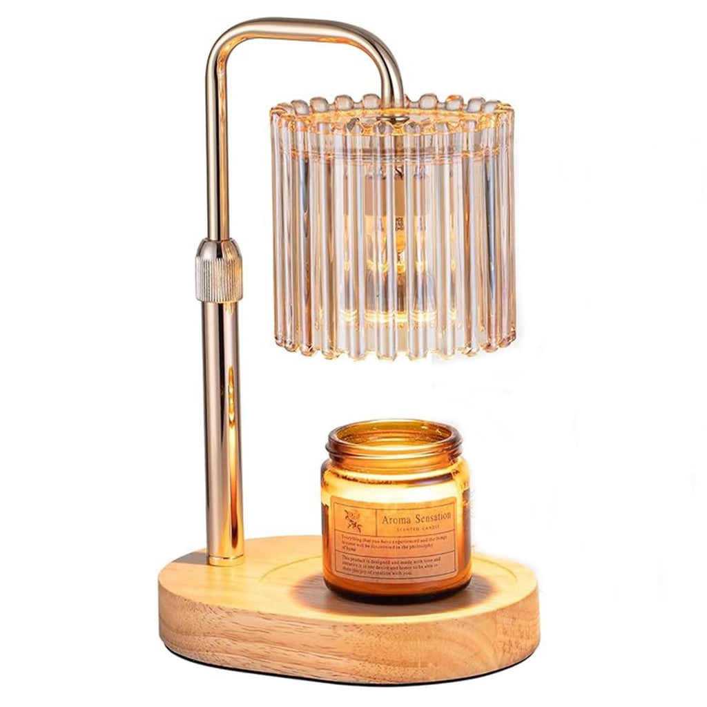 Candle Warmer Lamp with Timer, 2 Bulbs Height Adjustable Dimmable F734124