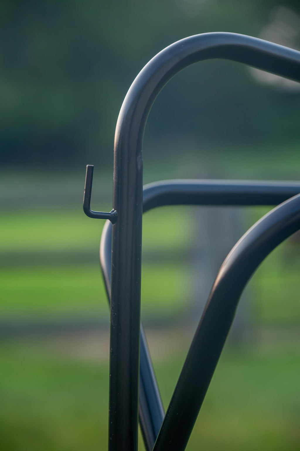 Portable Folding Saddle Rack Powder-Coated Steel Y493665