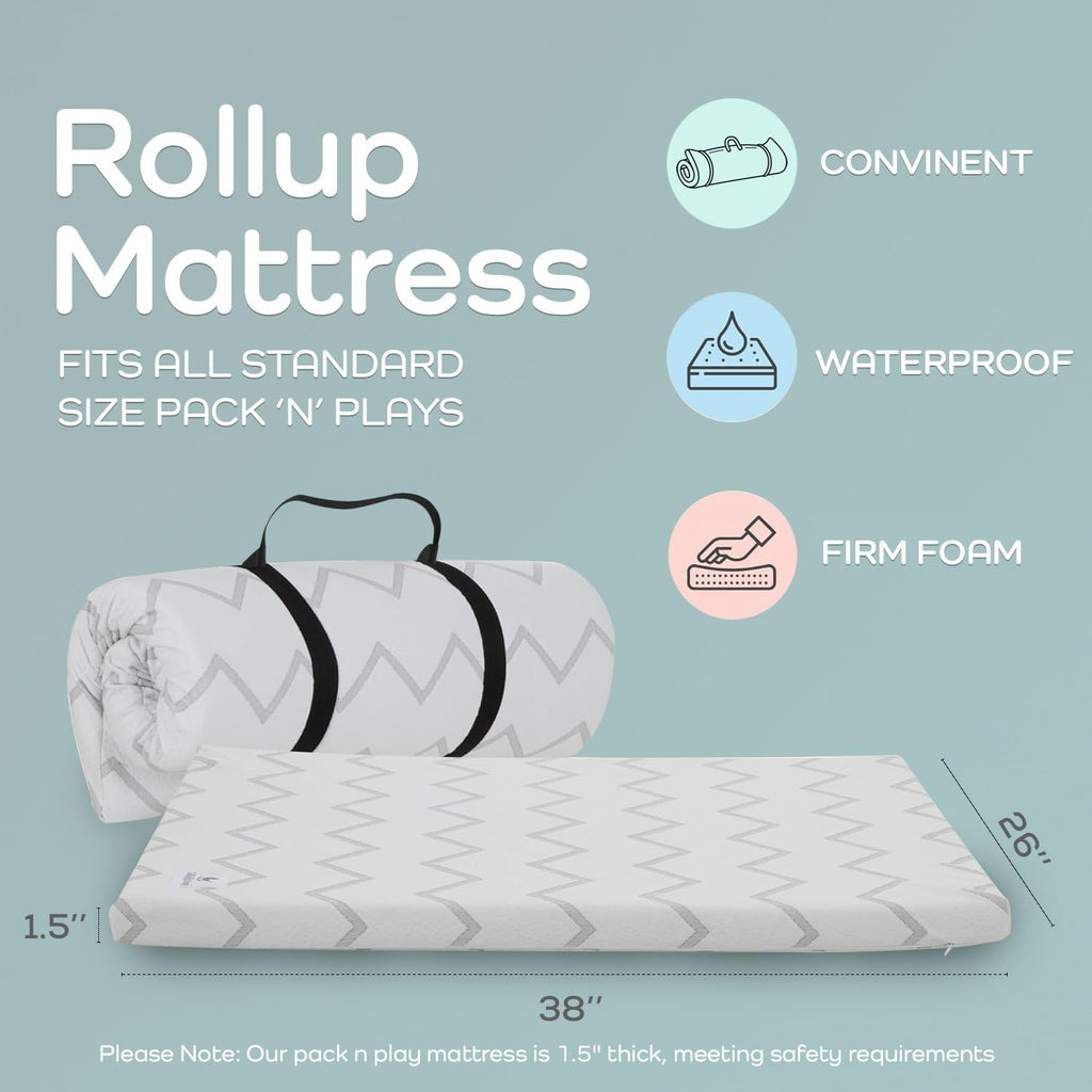 38" x 26" Waterproof Memory Foam Mattress Pad H191