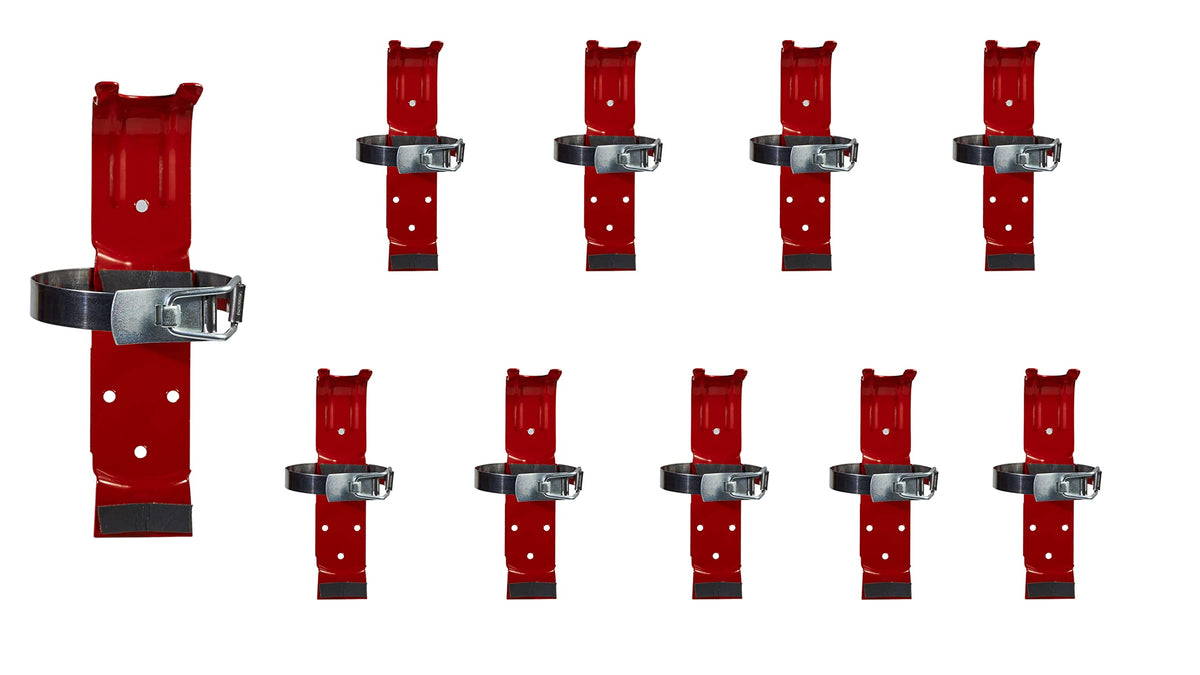 10 Pack 2.5 lb Fire Extinguisher Bracket M136
