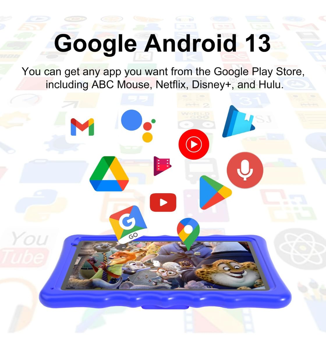 10 Inch Android Tablet with Protective Case Q797994
