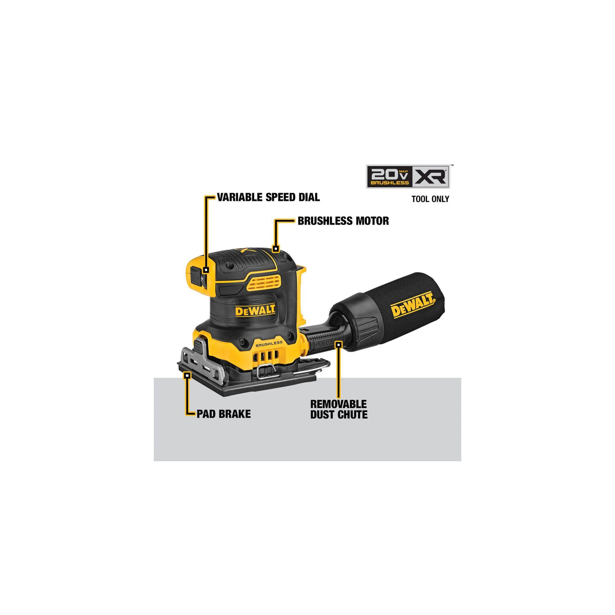 Cordless 1/4 Sheet Variable Speed Sander N592669