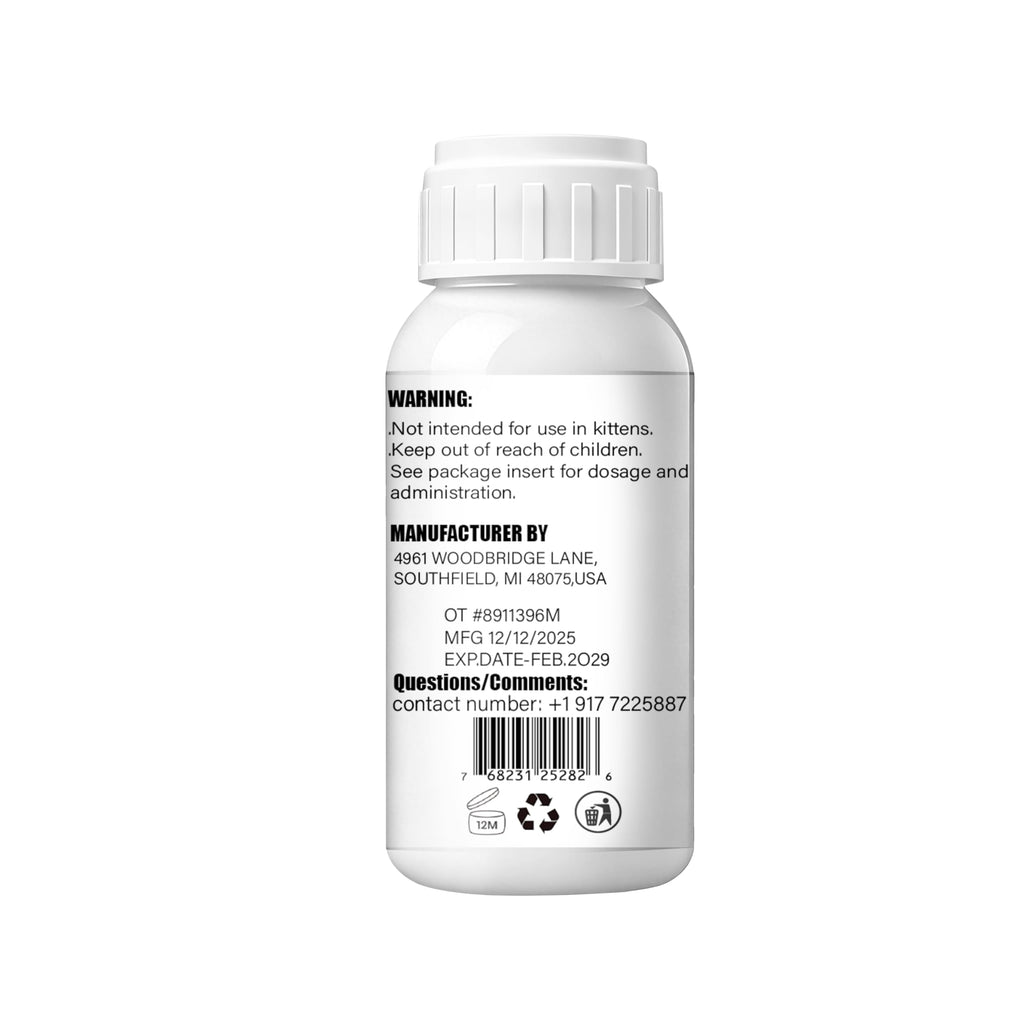 Broad Spectrum Cat Dewormer Liquid 4 oz D327245