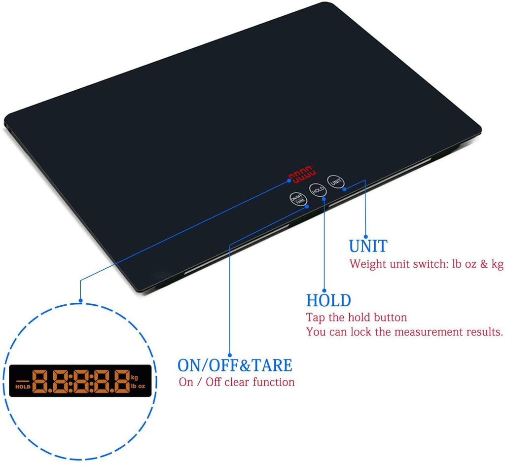 Digital Pet Scale 220 lbs Black Q587347
