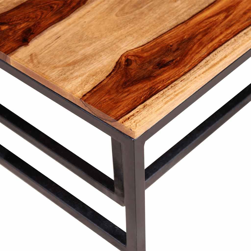 Solid Acacia Wood Nesting Coffee Table Set of 2 X919