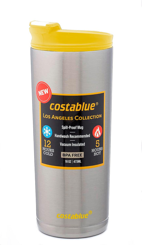 16 Oz Stainless Steel Insulated Travel Coffee Mug R438054