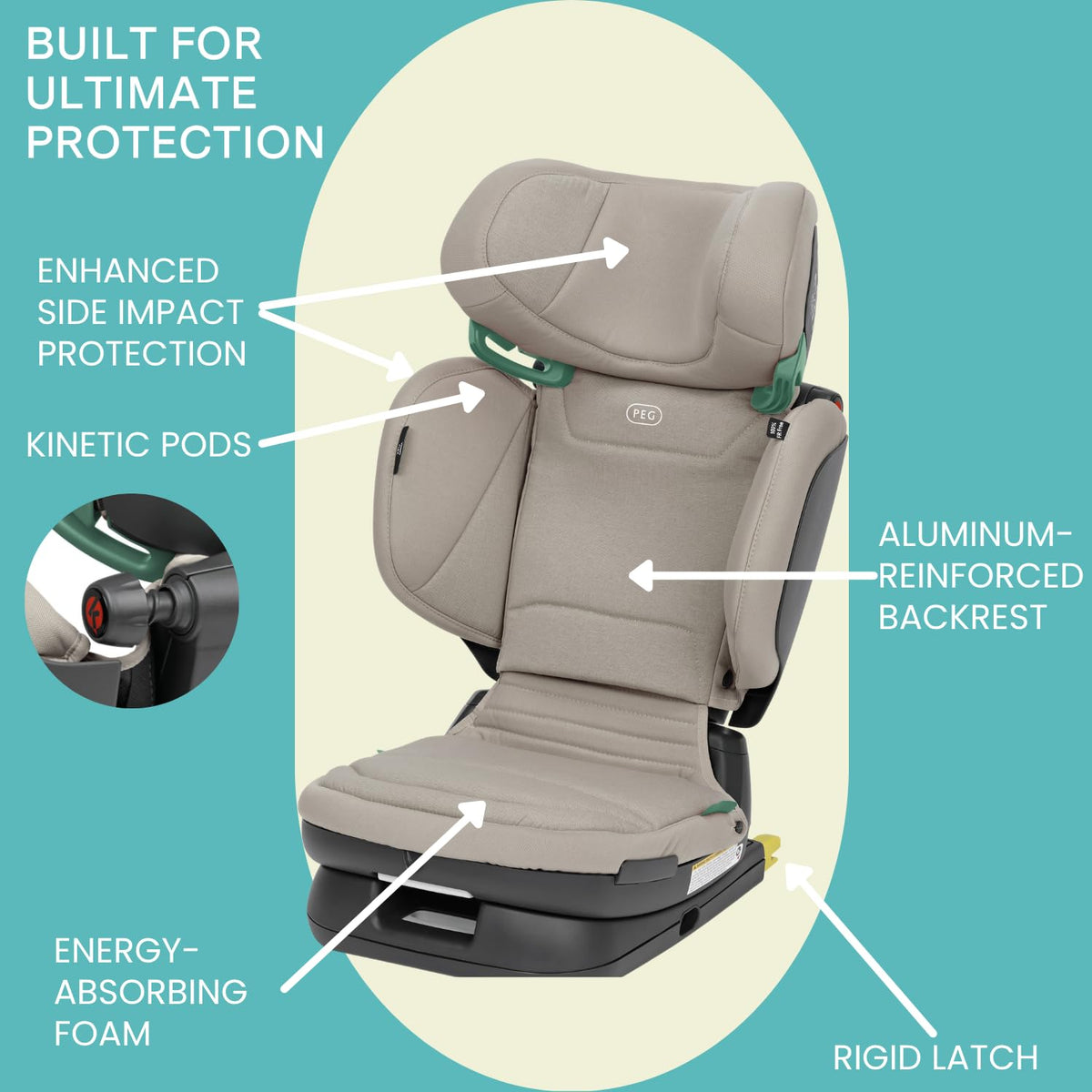 High Back Folding Booster Y5288