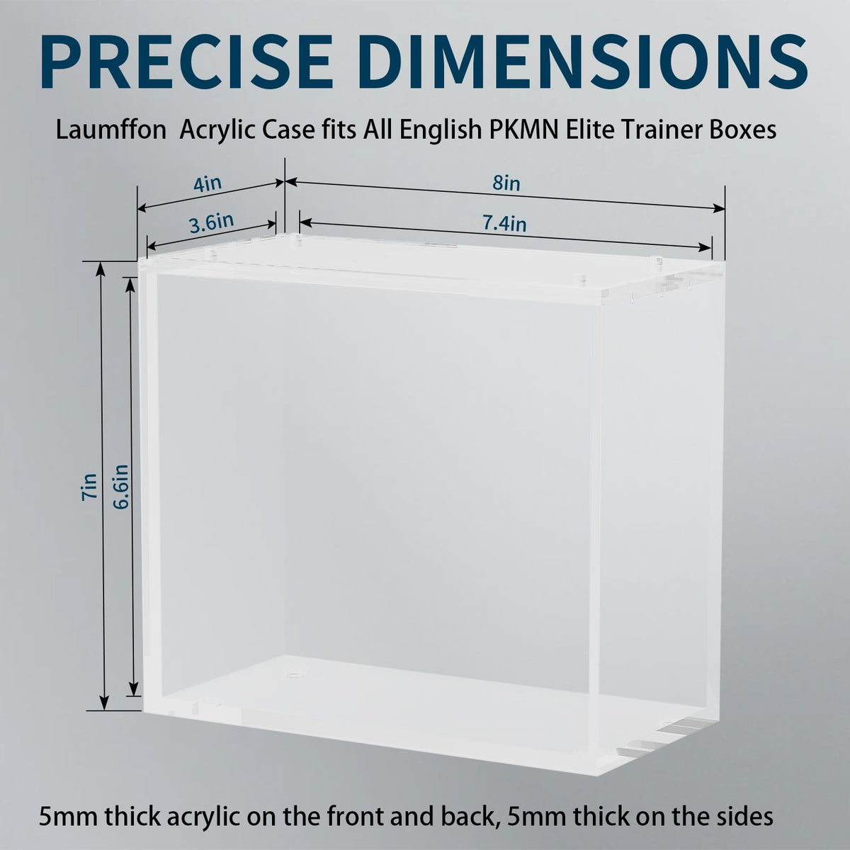 Acrylic Display Case with Sliding Lid, 1 Pack T730936