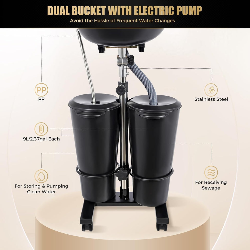Portable Height Adjustable Shampoo Bowl X10560