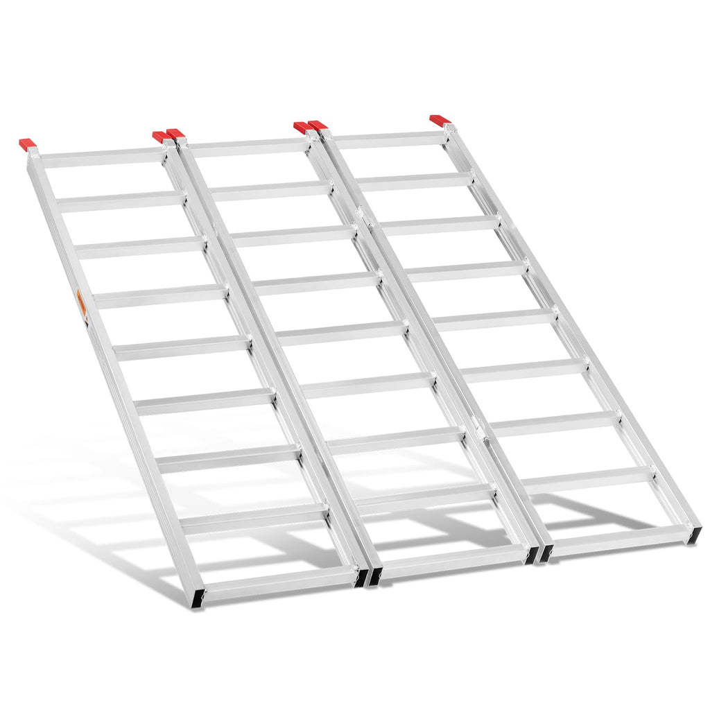 69" L x 50" W Tri-Fold Aluminum ATV Loading Ramp 1500lb Capacity K16304