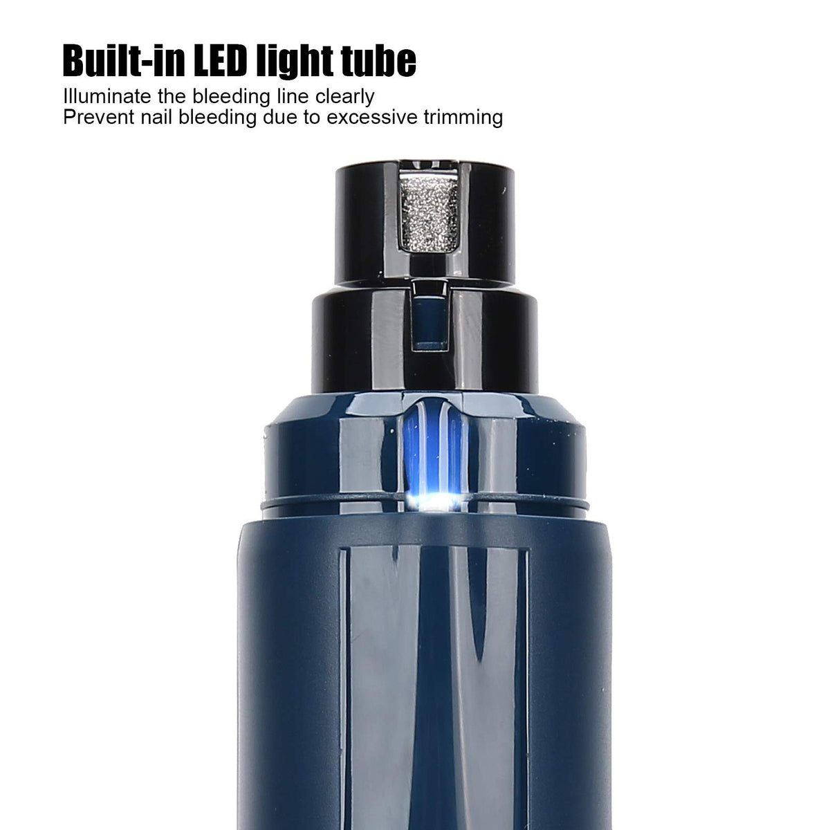 Rechargeable Portable LED Electric Dog Nail Grinder W6512