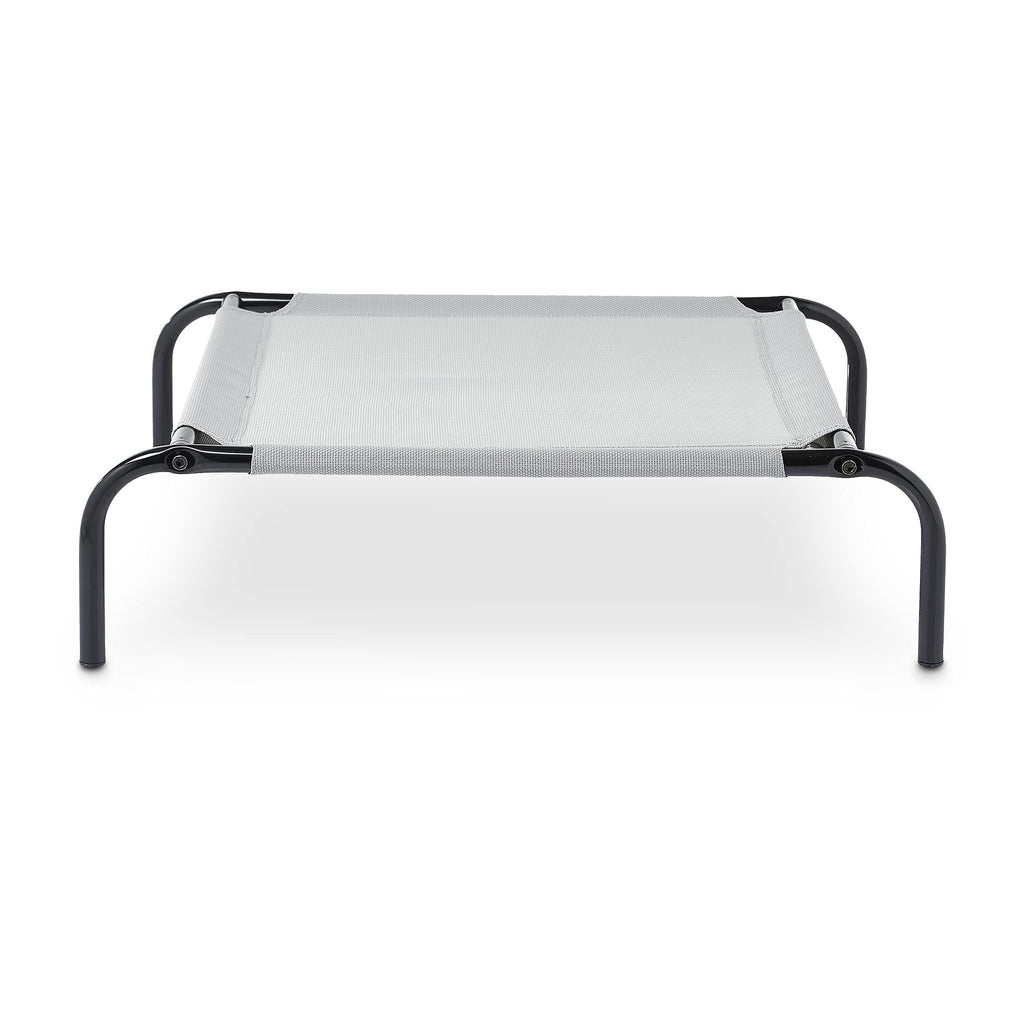 Elevated Dog Bed with Metal Frame, Grey Q156