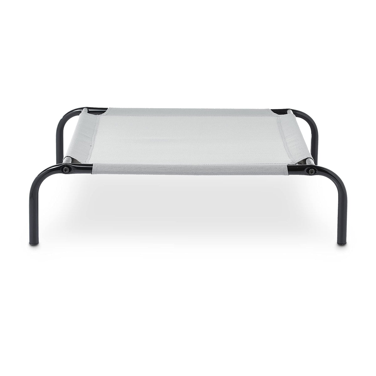 Elevated Dog Bed with Metal Frame, Grey Q156