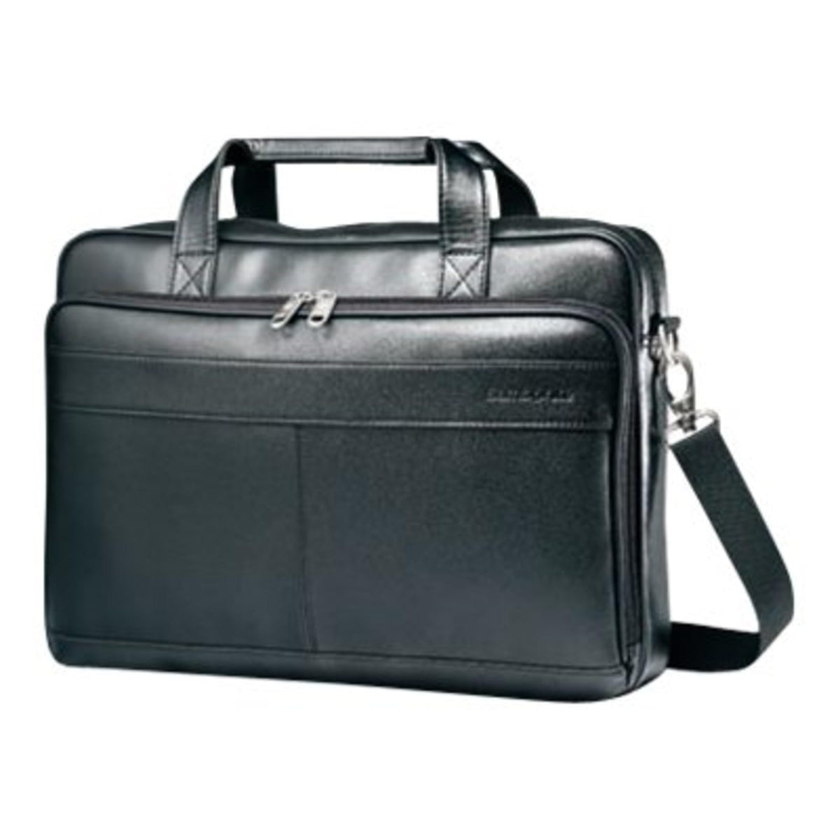 Leather Slim Briefcase K42410