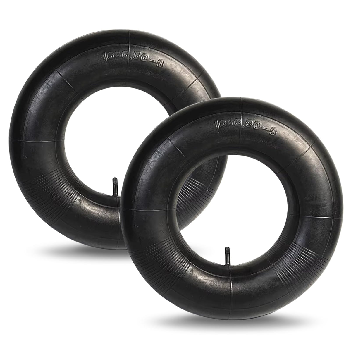 2 Pack 16x6.50-8/7.50-8 Lawn Mower Tire Inner Tubes with TR-13 Straight Valve Stem N722