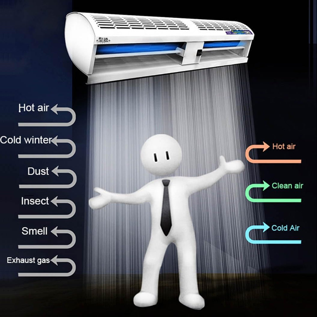Over Door Air Curtain Fan, 2 Wind Speeds, 100cm Y22921