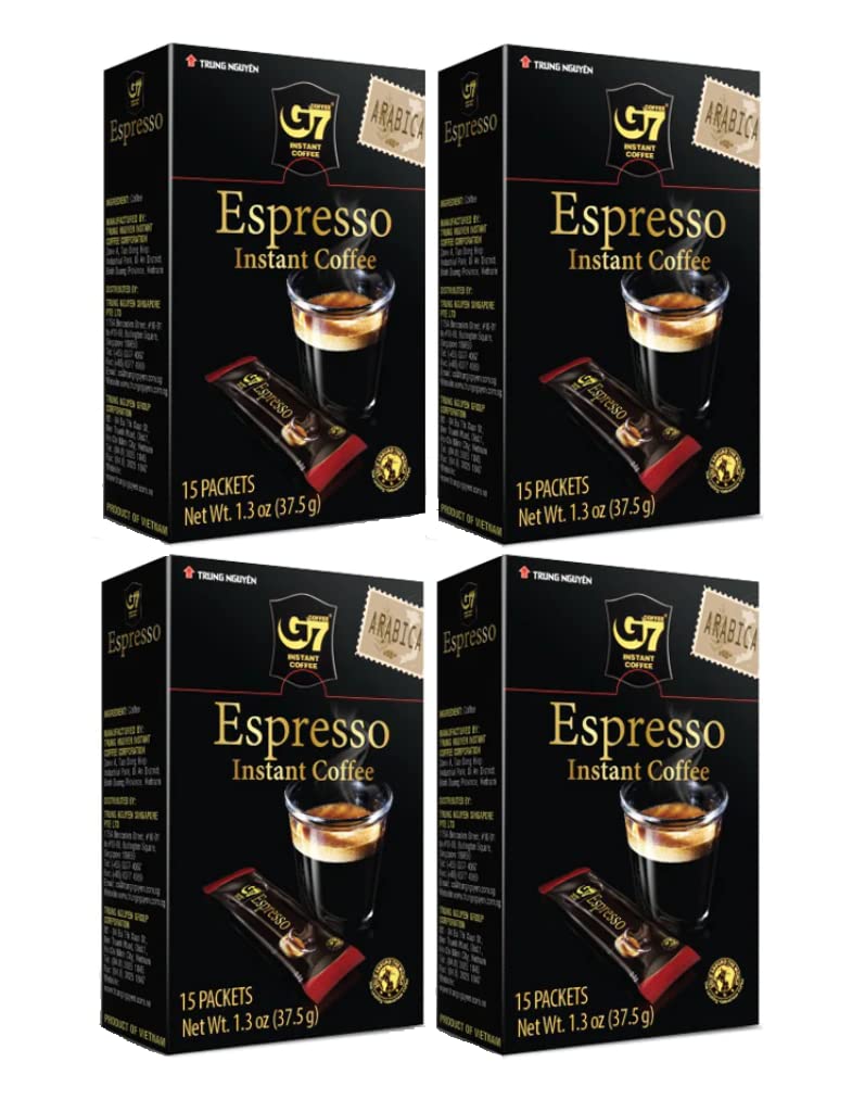 Instant Arabica Coffee 15 Packets 4-Pack I777