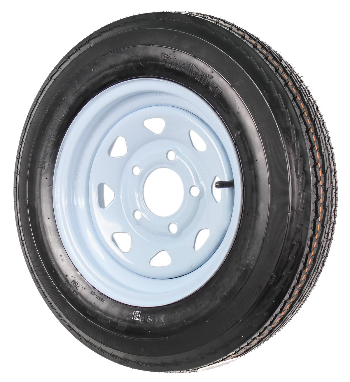 12 Inch 5 Lug Trailer Tire Rim Assembly N80491