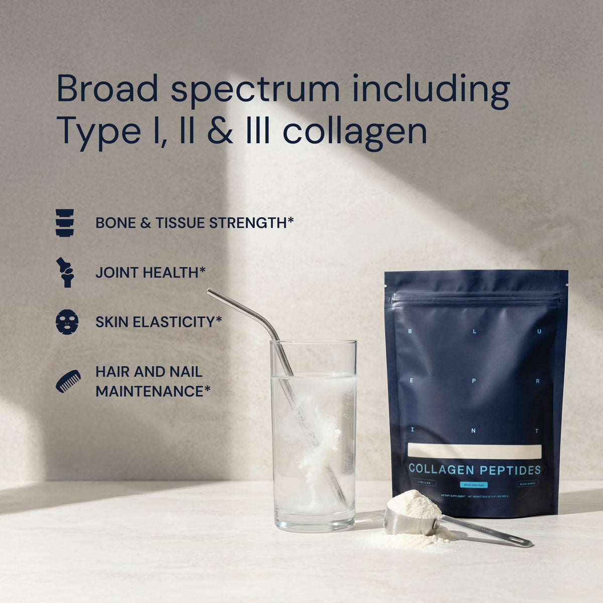Hydrolyzed Collagen Peptides Powder Unflavored 30 Servings S499