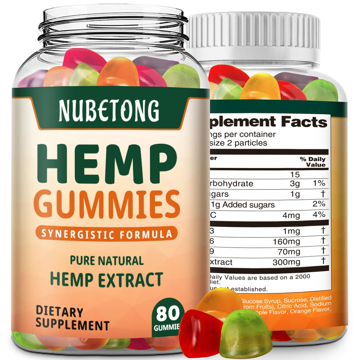 Hemp Gummies High Potency Organic Edible Supplement B43055