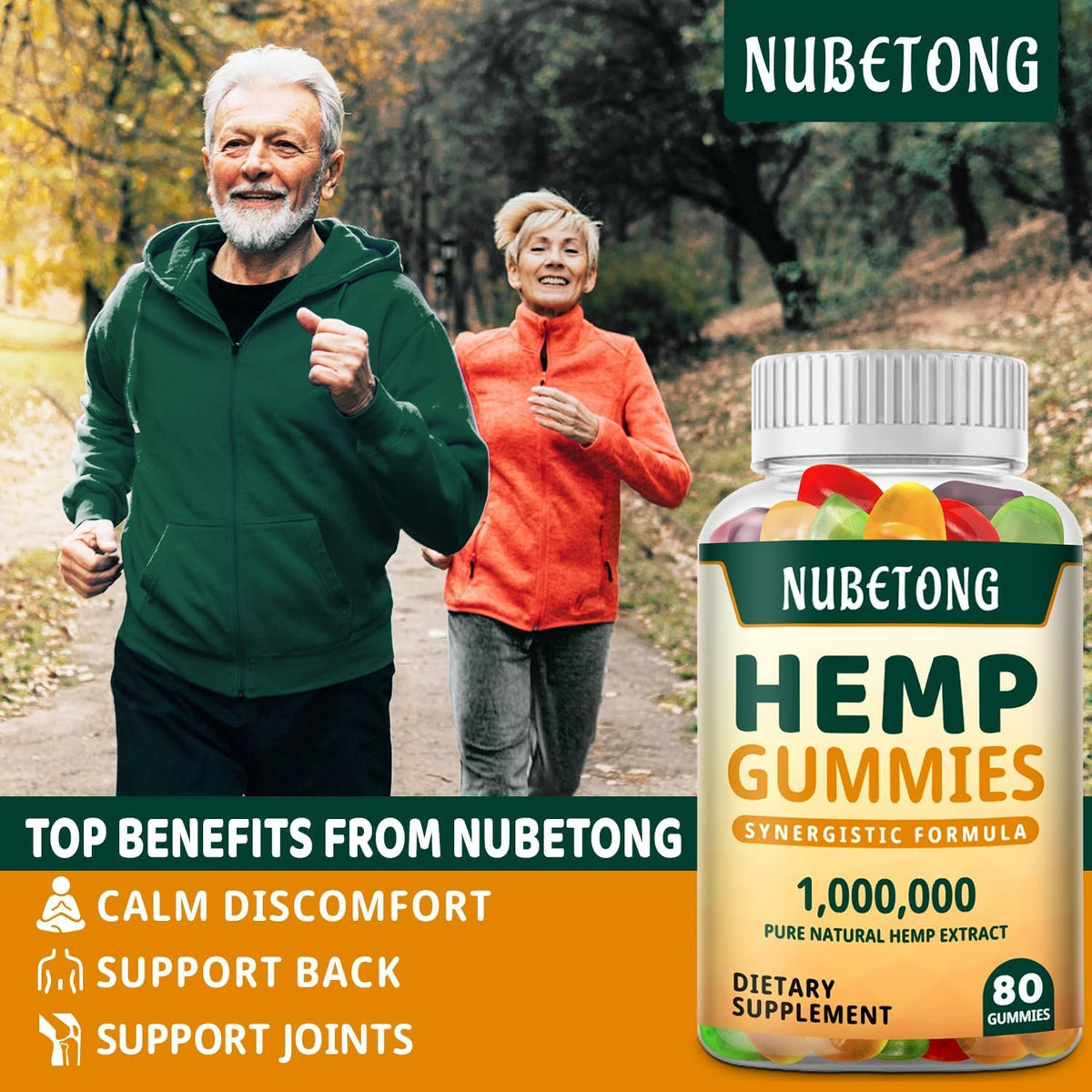 Hemp Gummies High Potency Organic Edible Supplement B43055