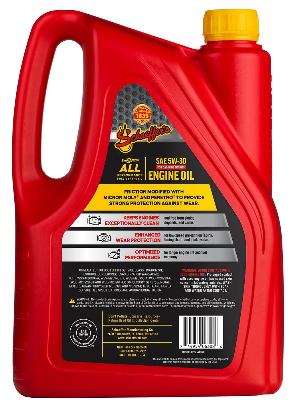 Full Synthetic 5W-30 Gasoline Engine Oil R9029