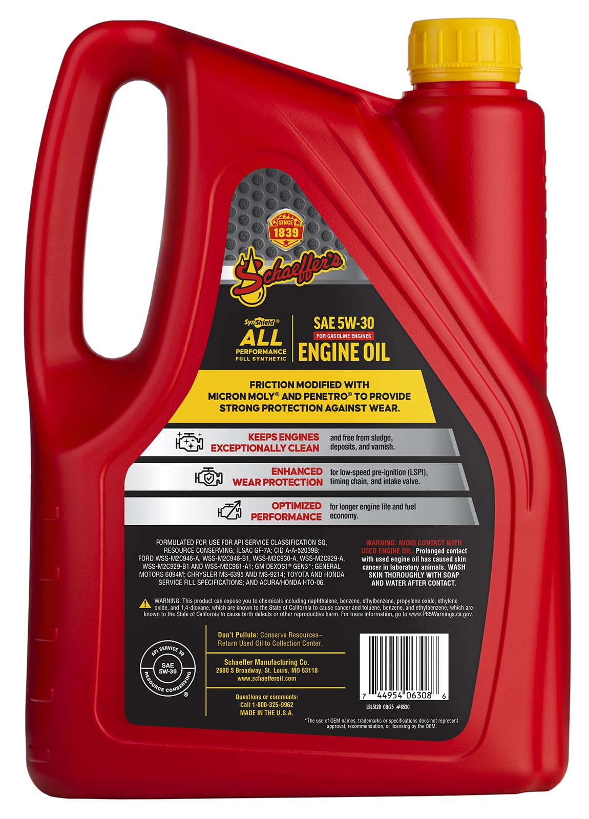 Full Synthetic 5W-30 Gasoline Engine Oil R9029