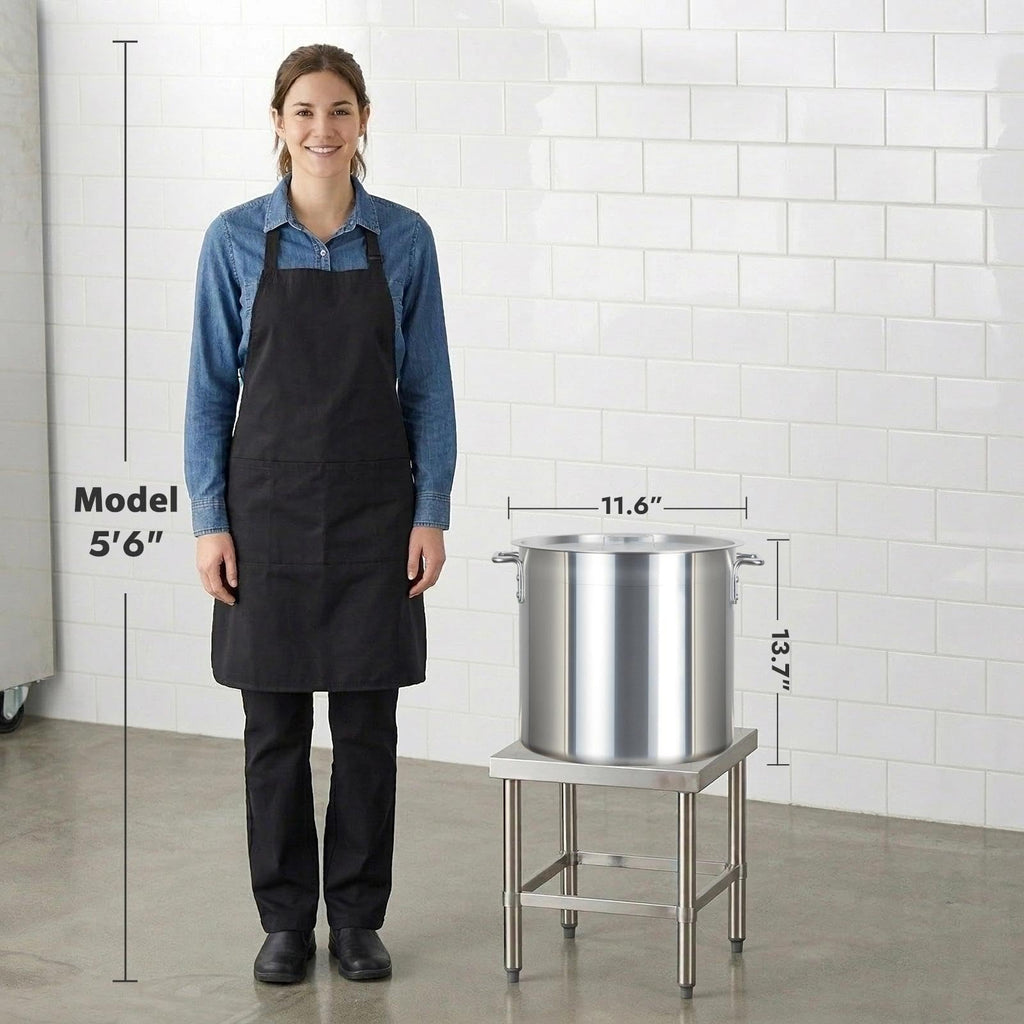 32 Quart Aluminum Stock Pot with Lid M447754
