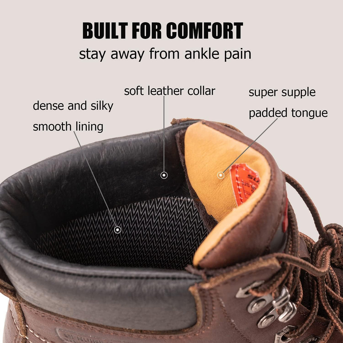 Heavy Duty Soft Composite Steel Toe Work Boots B19791