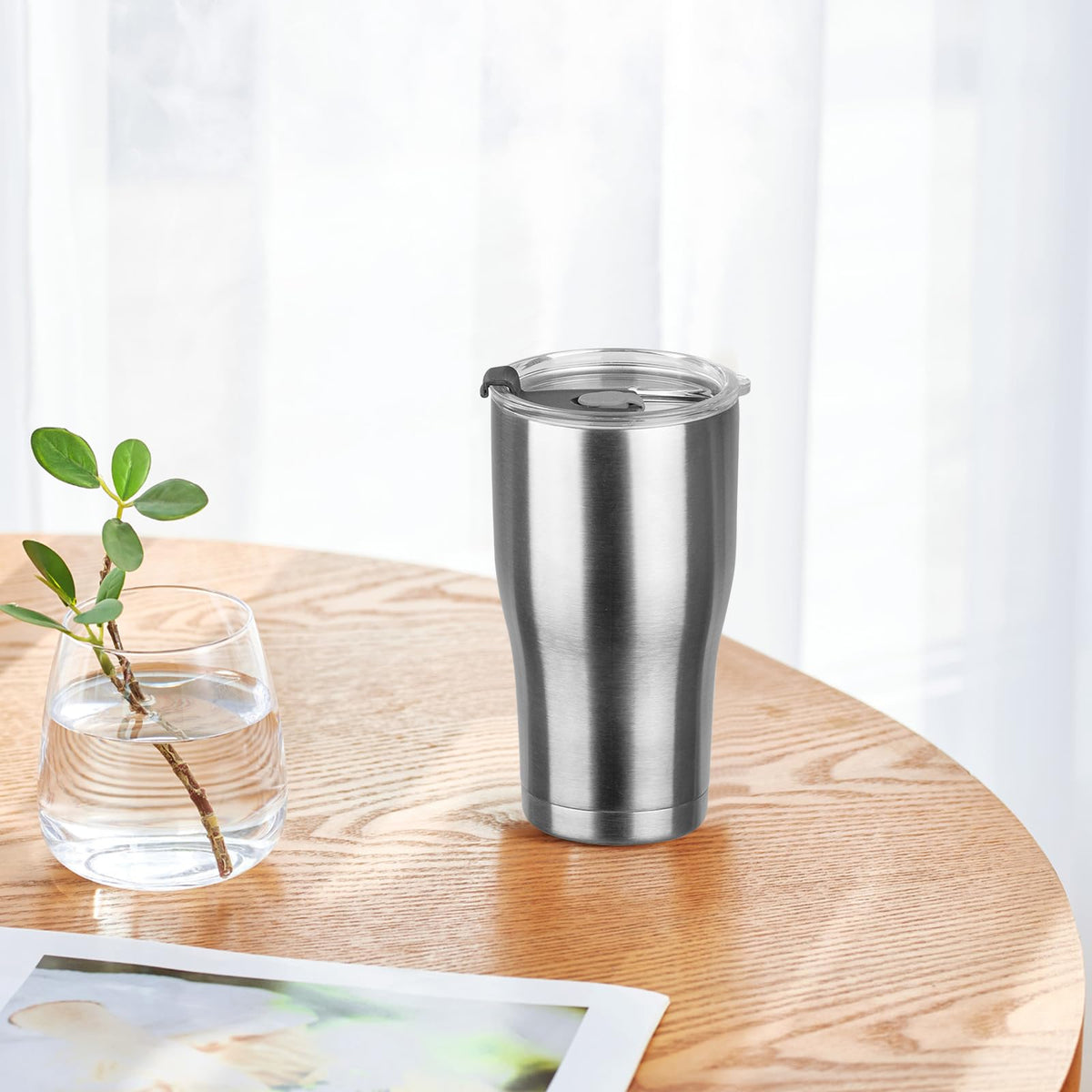 20oz Insulated Tumbler with Lid Straw Y9099