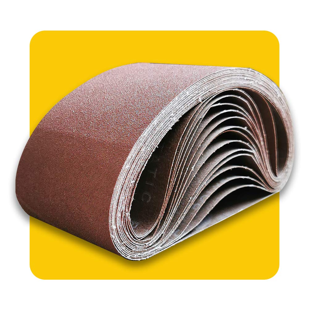 4 x 36 Inch 12 Pcs Aluminum Oxide Sanding Belt N2112