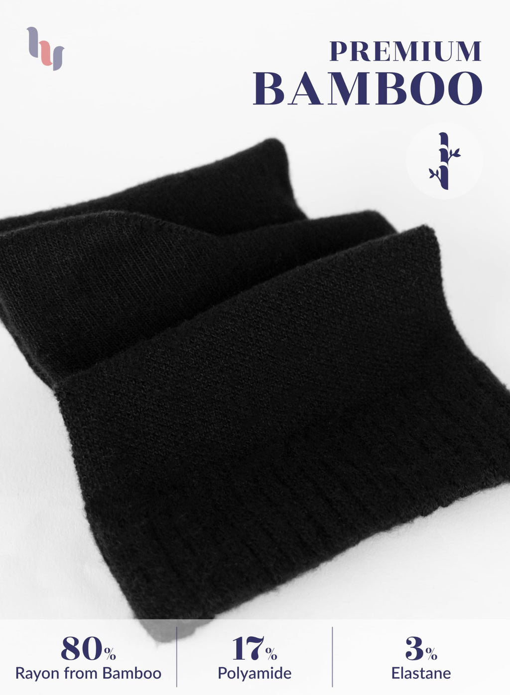 Loose Fit Bamboo Ankle Socks N768