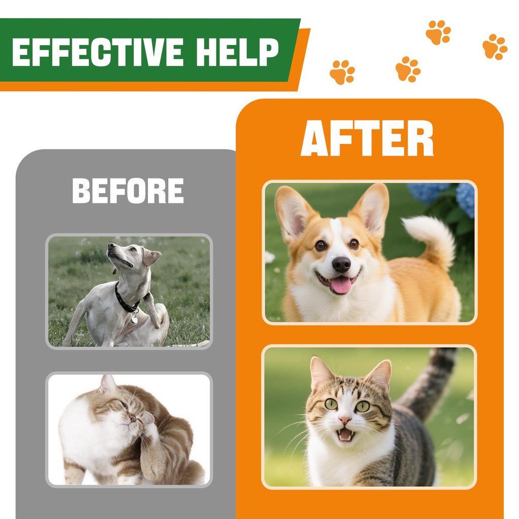 Flea and Tick Prevention Liquid Drops with Multivitamin V38727