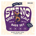 Black Nylon Tape Short Scale Bass Guitar String 50-105 W790