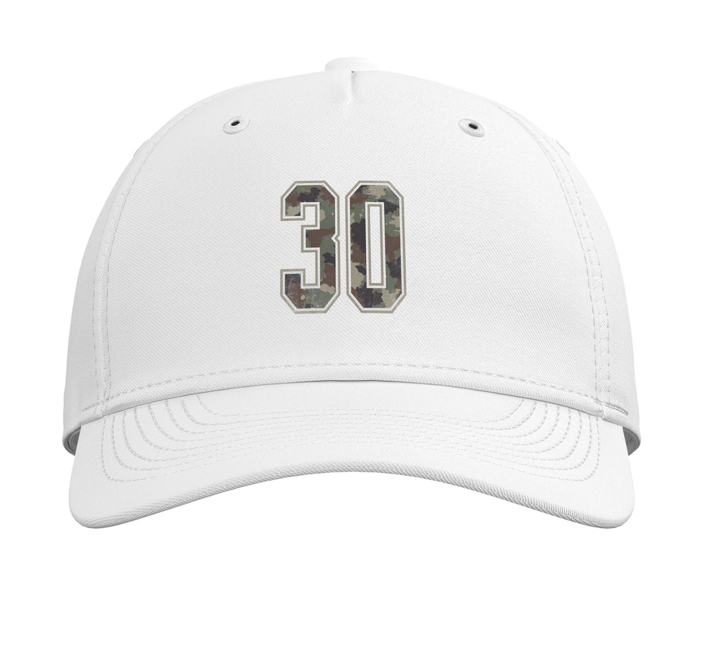 Camouflage Number 30 Adjustable Baseball Hat I965