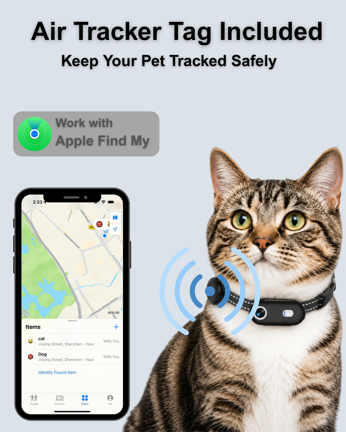 Camera Collar with Phone App & Tracker Tag G8517